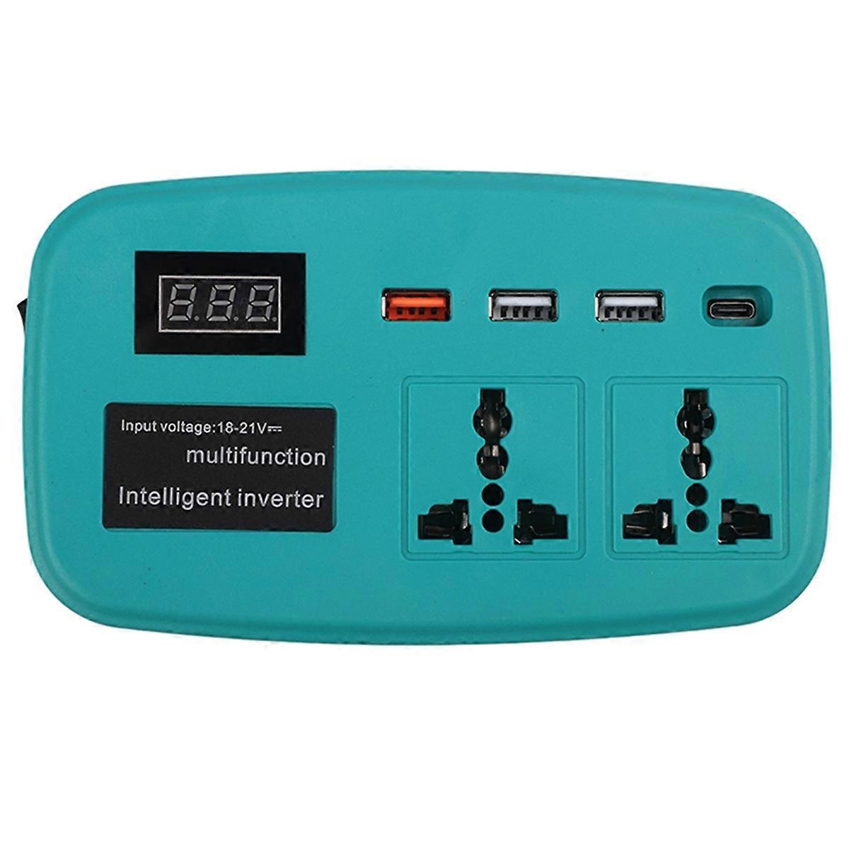 DC to AC Power Converter Power Battery Converter Compact Portable Design High Capacity Performance