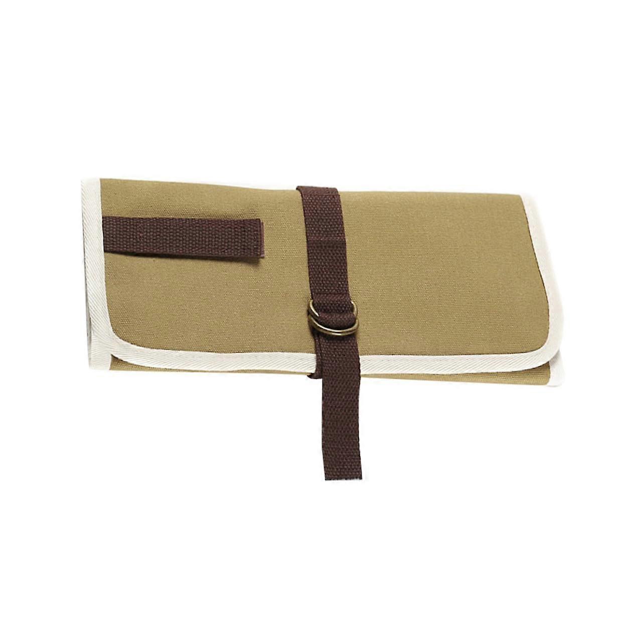 Enameled Camping Storage Tableware Bag For Camping Multi Pocket Easy Clean Outdoor Picnic Accessory