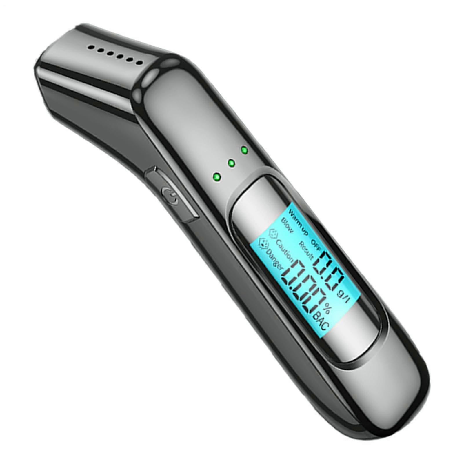 Alcohol Tester Breathalyzer Rechargeable Portable Sensitivity For Driving 3.54x0.98x1.02