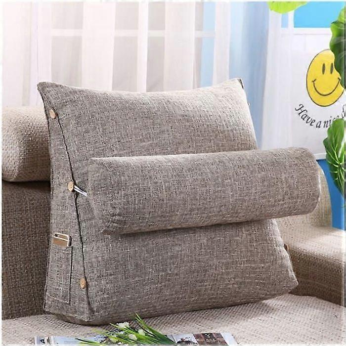 DAIHAN Adjustable Neck Support Pillow Cushion - Light Coffee 45*48*20cm
