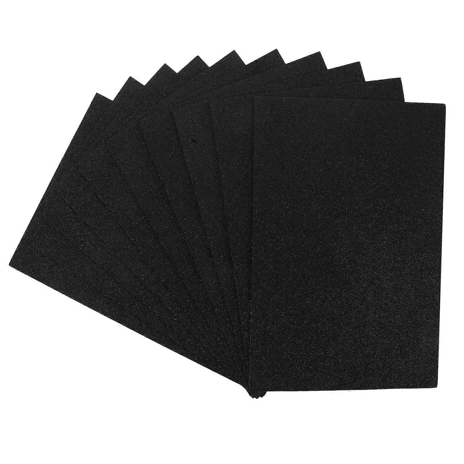 Multi-Function Black Sponge Sheets for Glitter Craft Projects 20Pcs
