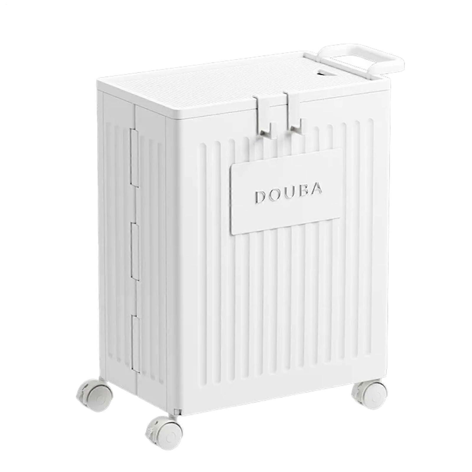 Storage Container for Yoga Mat, Folding Shelf With Wheels, Corner Storage Organizer, RaisedDimension Basket