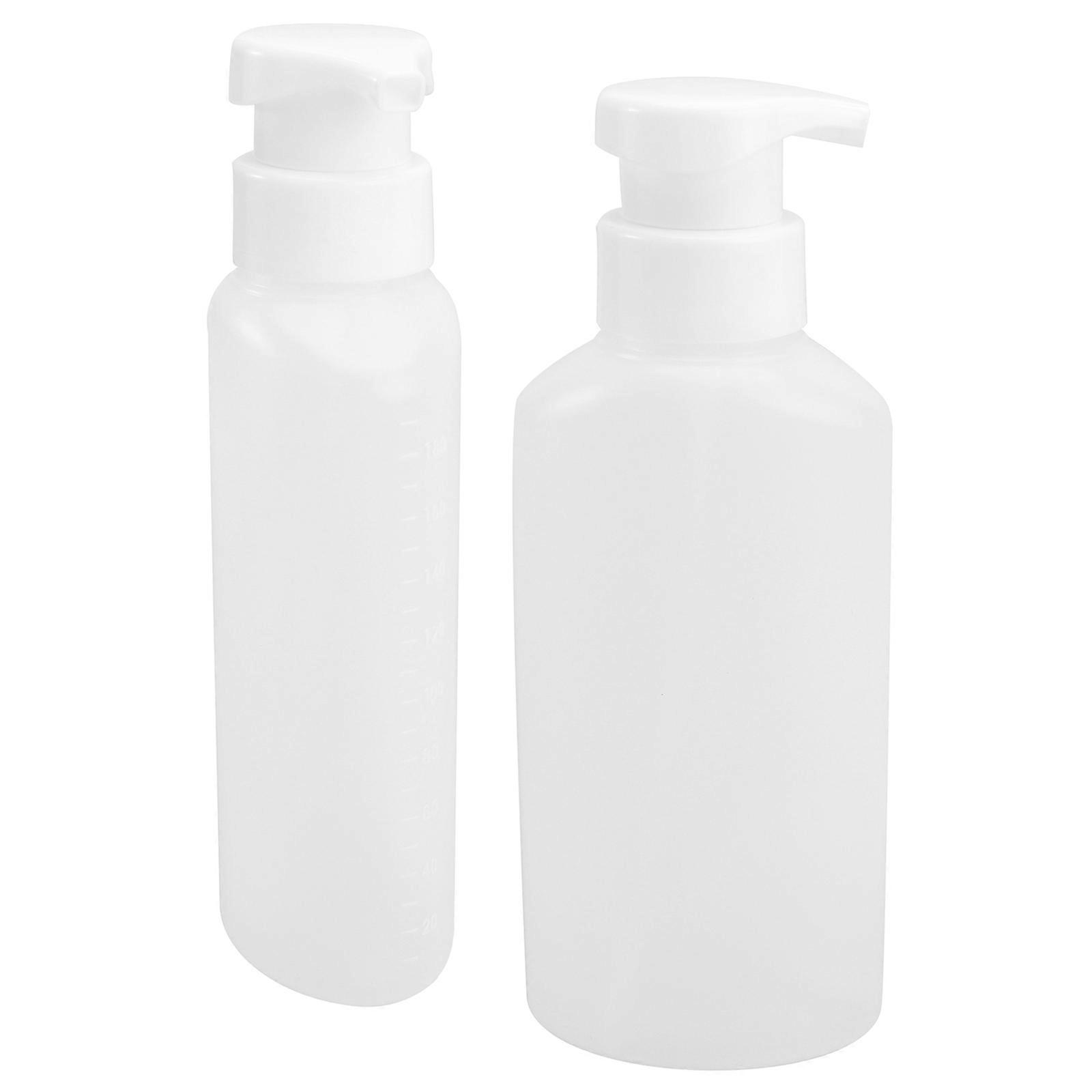 Clean Refillable Lotion Container Foam-Making Pump Bottles for Home Use 2Pcs