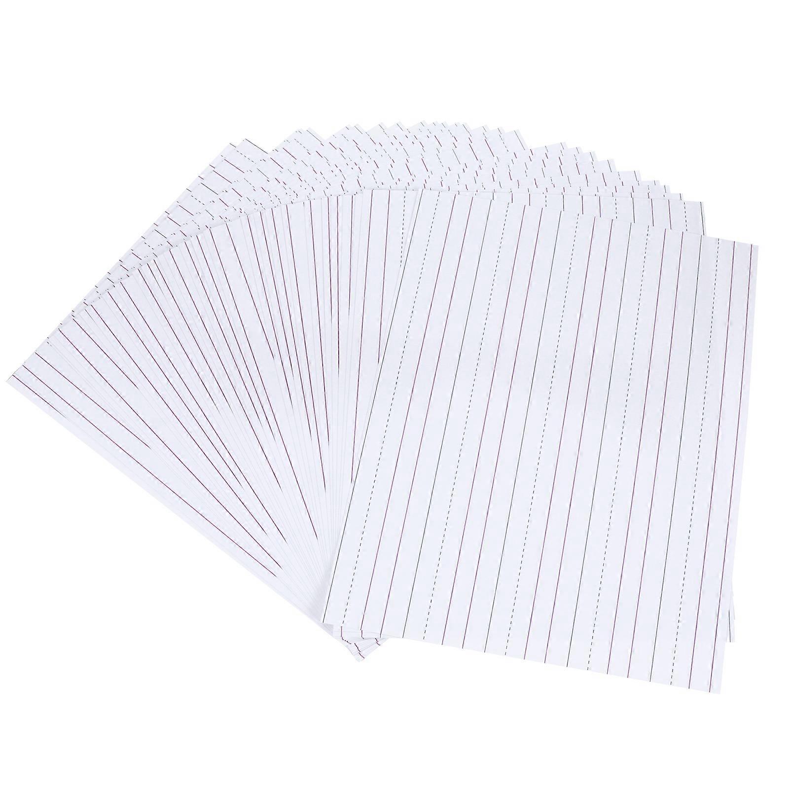 Blank Alphabet Teaching Cards Strips for Teaching Use 90Pcs Reusable Writing Strips