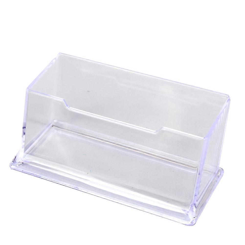 6Pcs Business Case Transparent Acrylic Holder for Table Storage Use