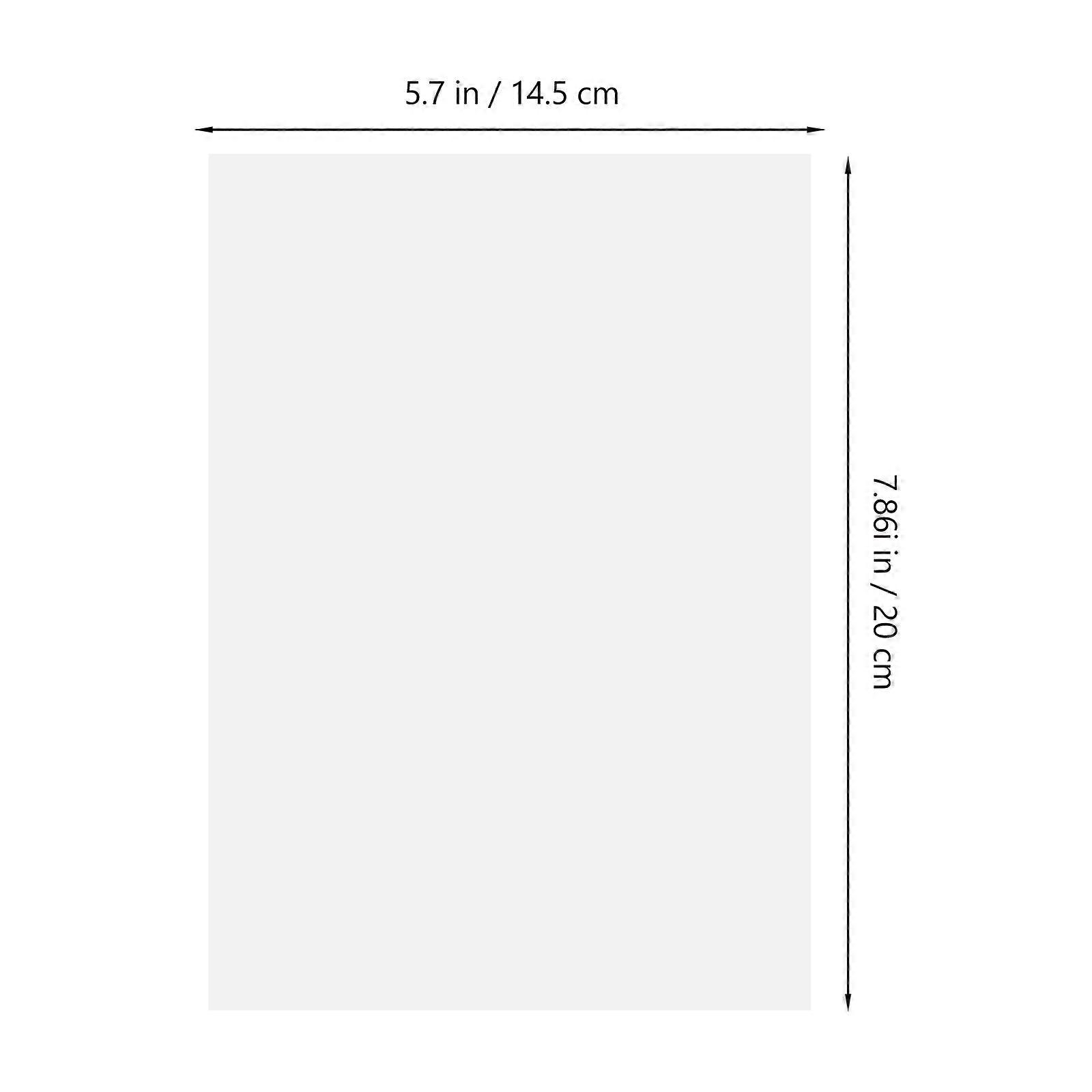 DIY White Heat Shrink Paper Film Sheets for Craft Making 80 Sheets