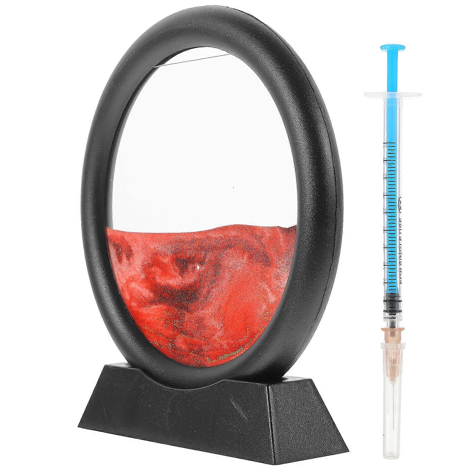Moving Sand Picture 4Pcs Quicksand Hourglass for Desk Ornament