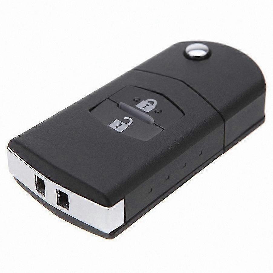 Remote Key Fob for Vehicles - 2-Button Black Keyless Entry Clicker Replacement