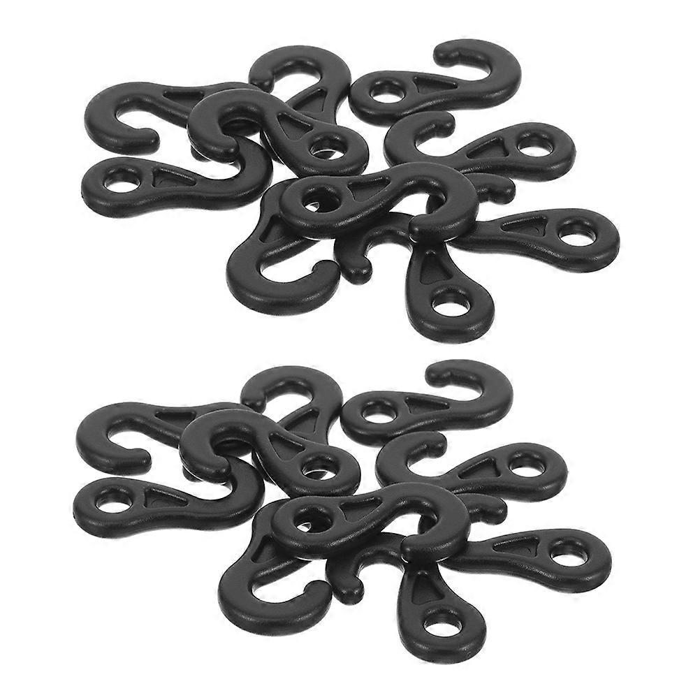 400 Pcs Canopy Windproof Hooks Made Of Durable POM Plastic For Easy Setup During Outdoor Camping And Hiking Activities