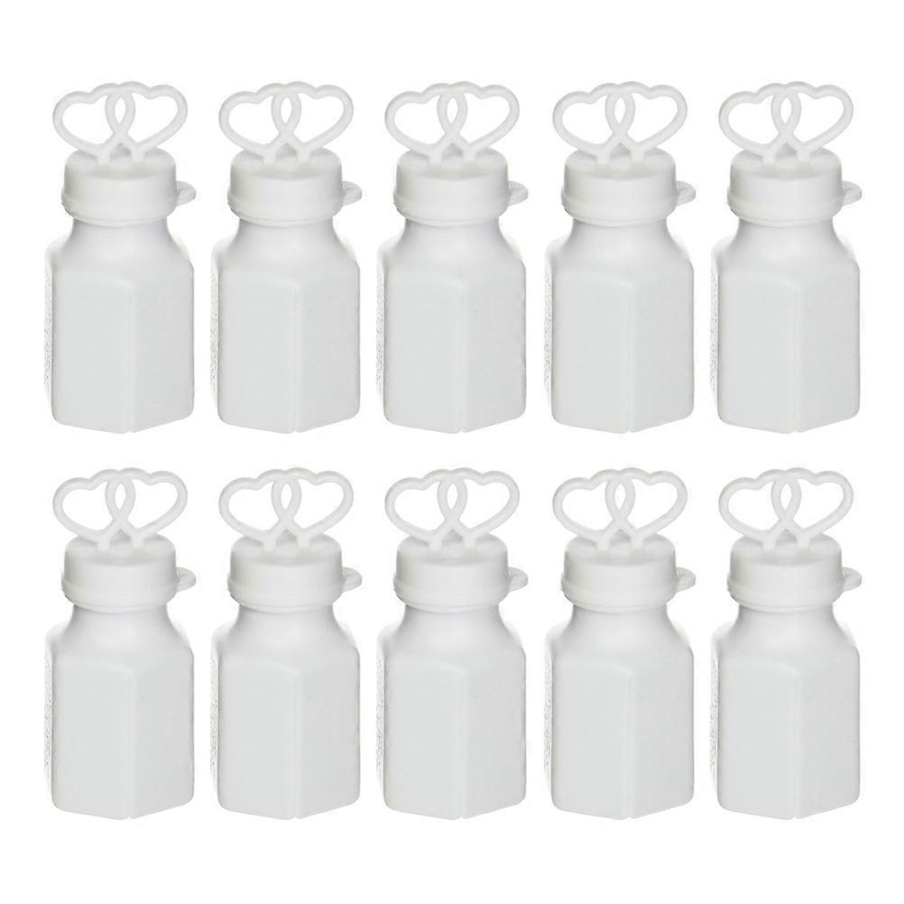 Bubble Wand Double Heart Shape Empty Bubble Bottle for 72Pcs Celebrations
