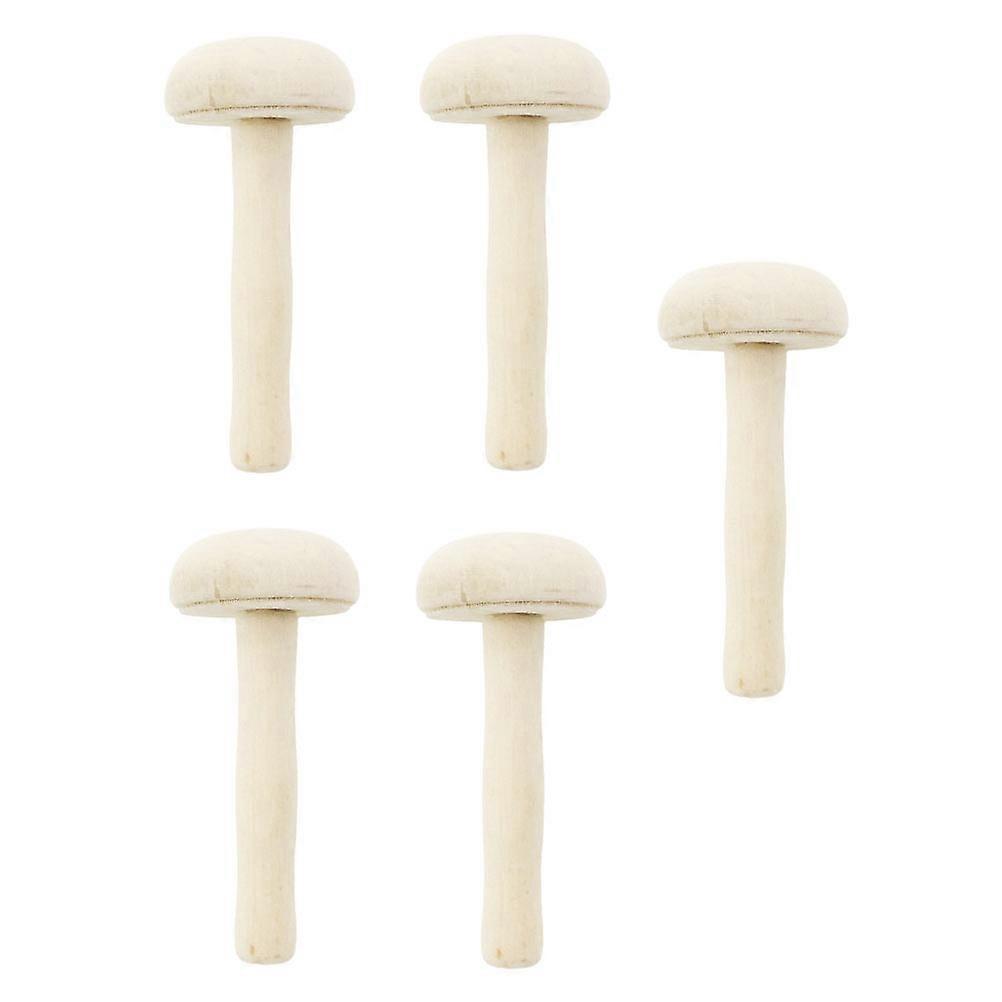 Wooden Mushroom Roller Printmaking Tool for Ink Rubbing 15Pcs Set