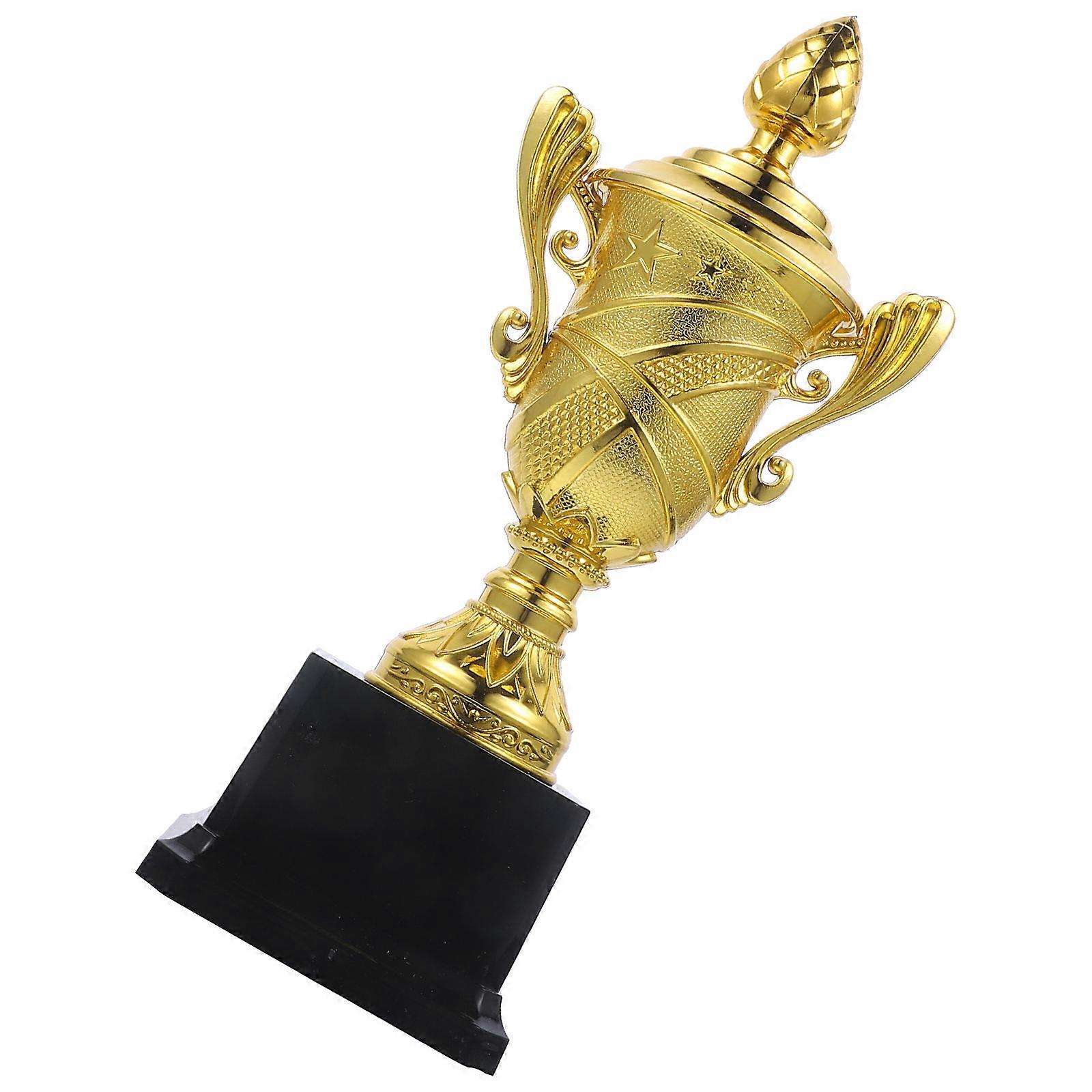 2Pcs Award Trophy For Ceremony Events Recognition And Encouragement Suitable For School And Company Use Rectangular Plastic Composition