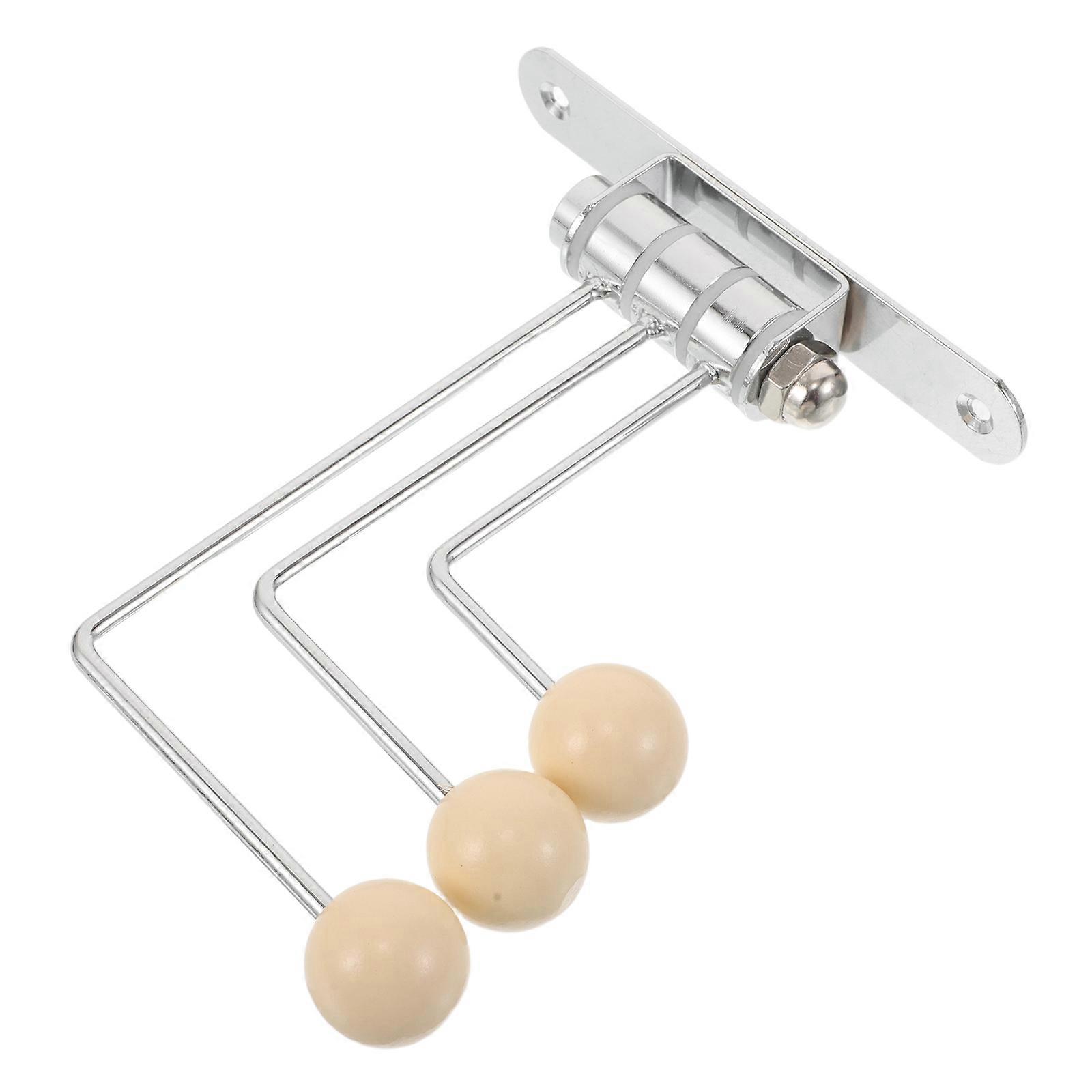 Adjustable Wall-Mounted Coat Rack with Foldable Hooks 3Pcs