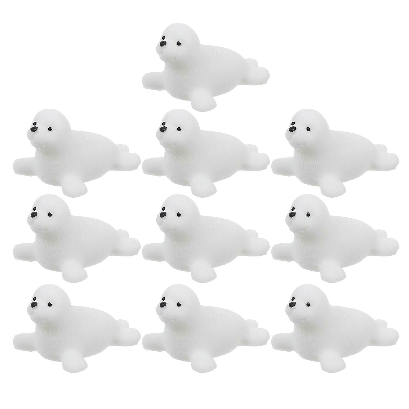 Resin Miniature Ocean Animal Figures for Creative Decor 40Pcs