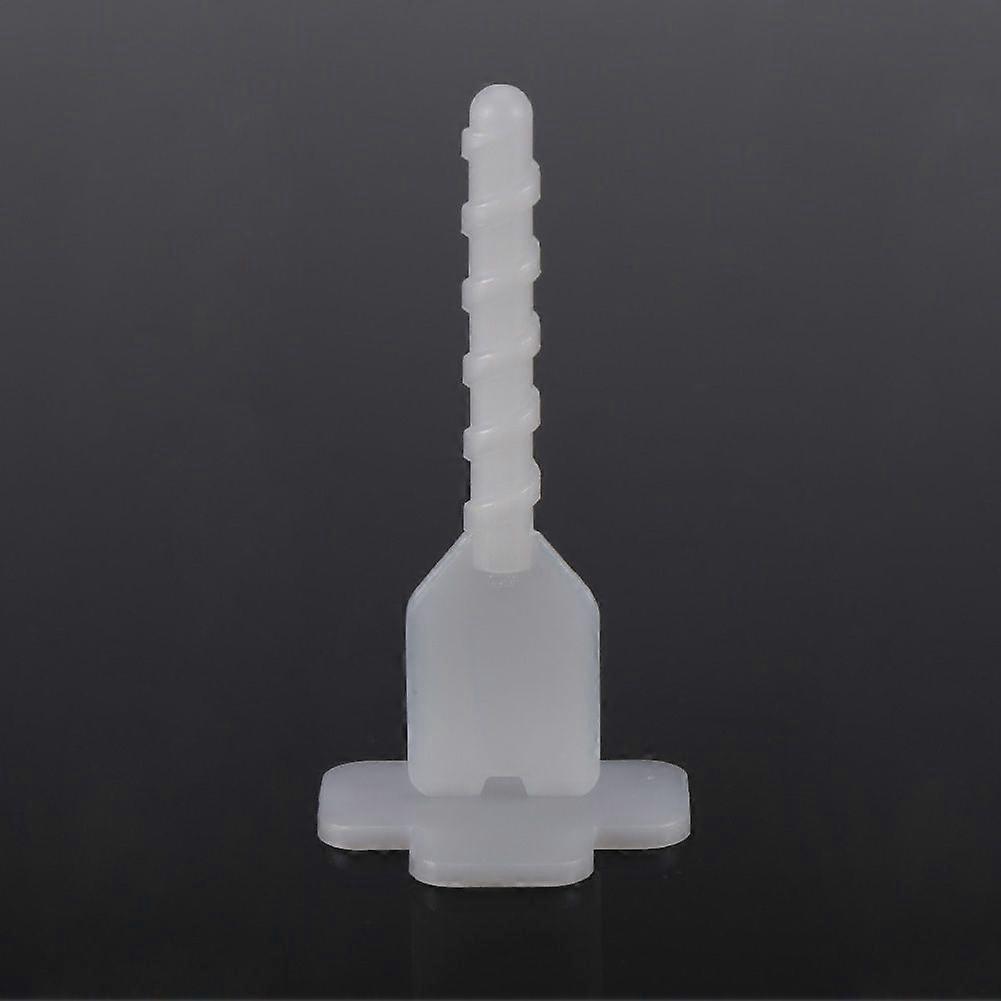 100pcs Plastic Floor Wall Tiling Spacers Strap Tile Flat Leveling System Tools(" " Base)