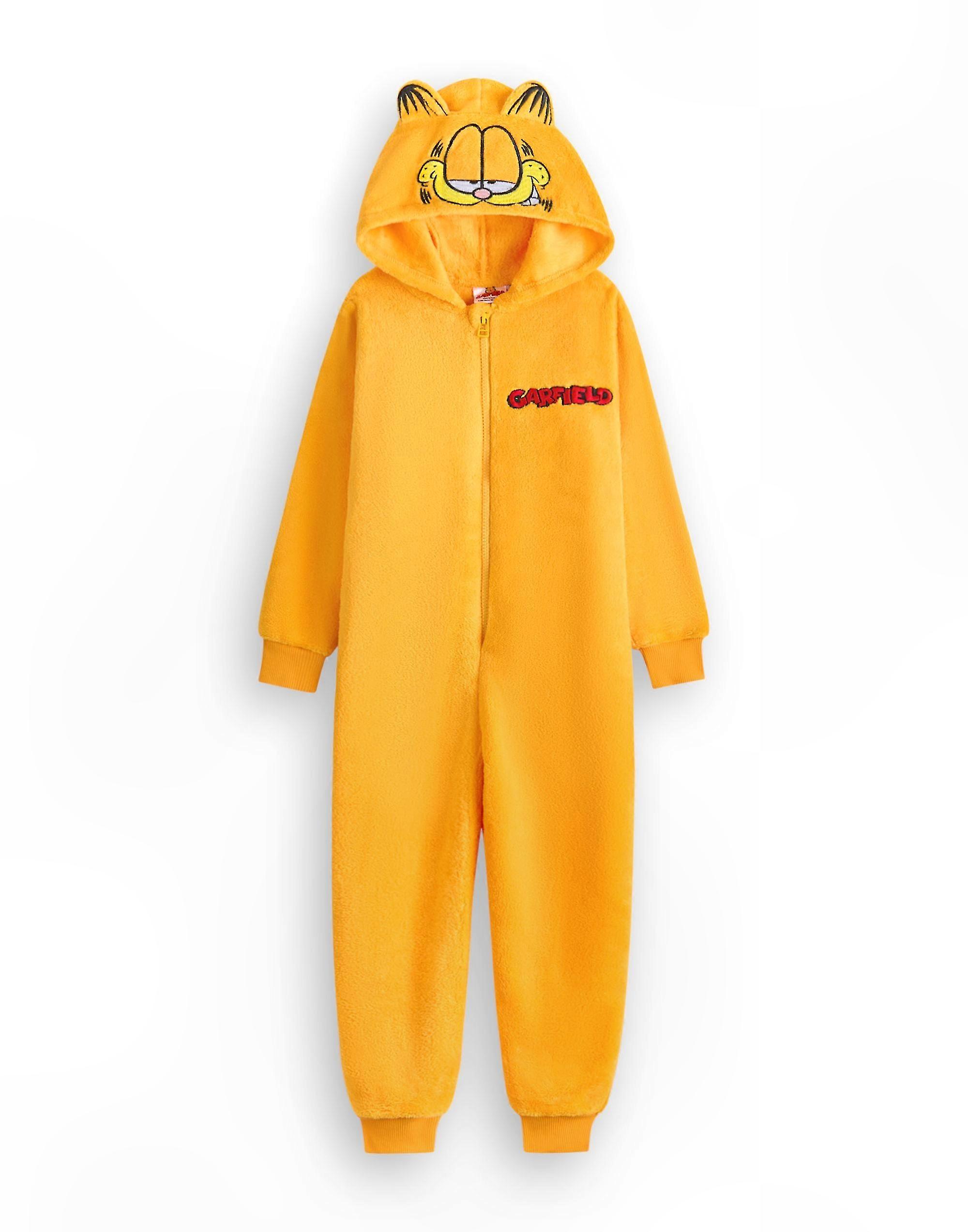 Orange Unisex Onesie with Character Design