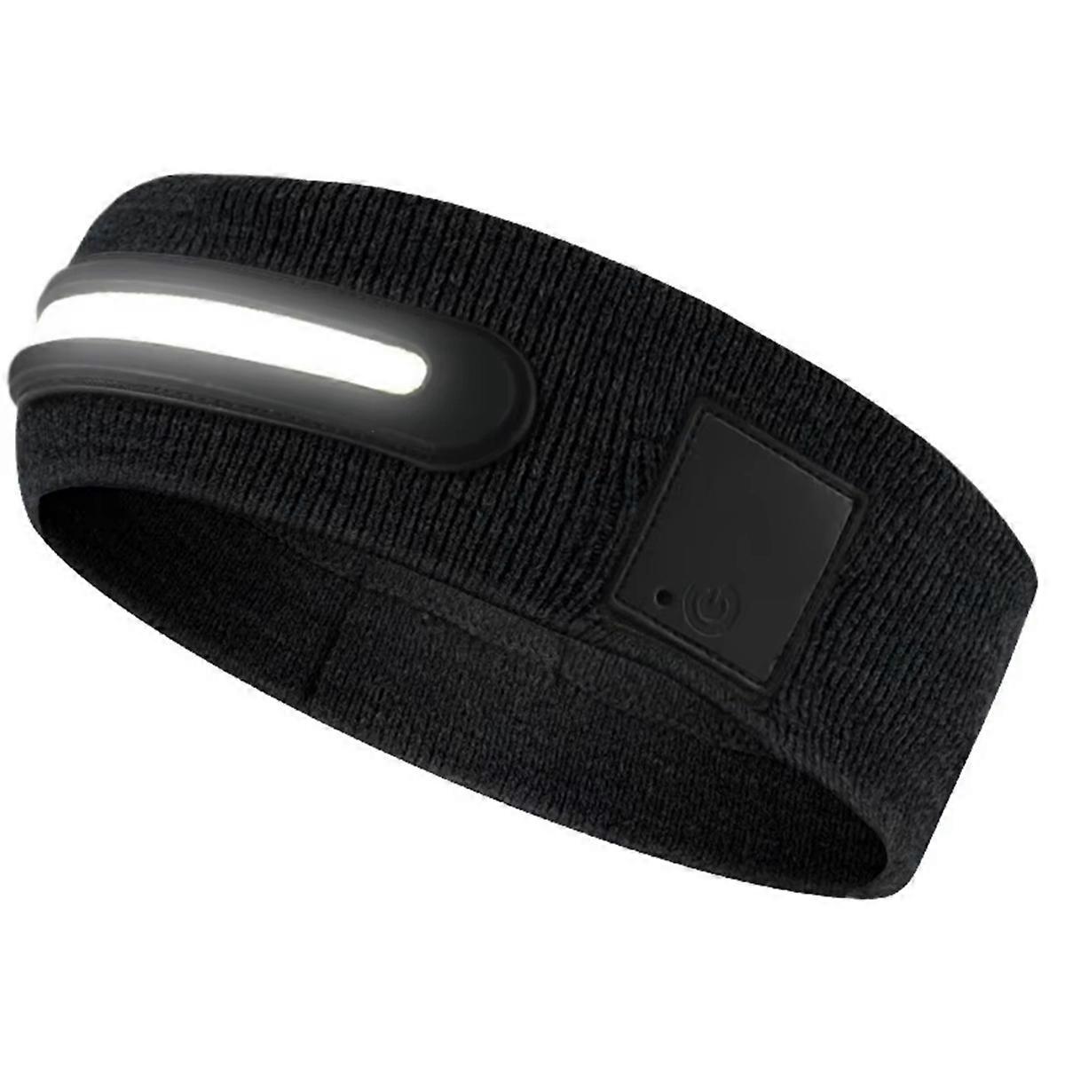 Breathable Head Band with Integrated LED Light for Night Running A