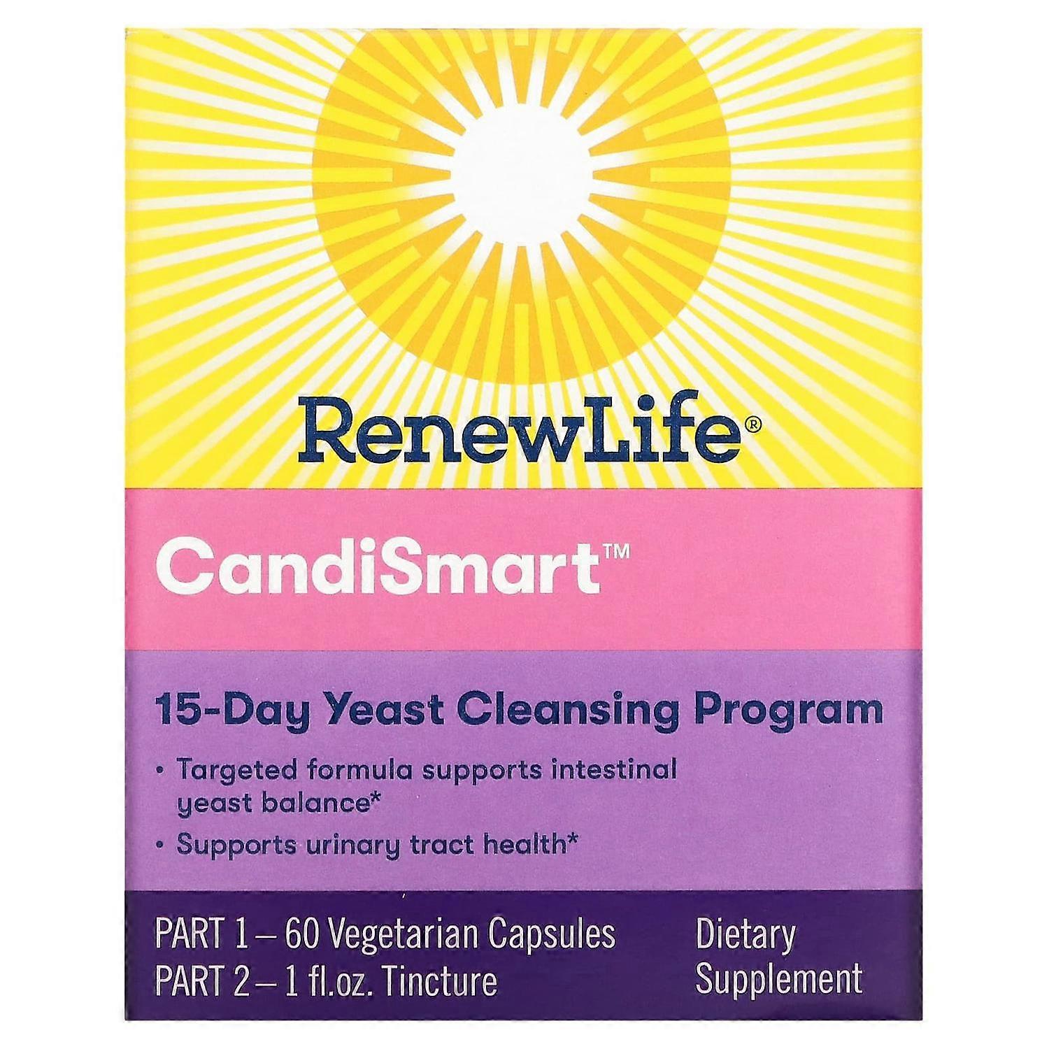 Renew Life, CandiSmart, 15-tägiges Hefereinigungsprogramm, 2-teiliges Programm