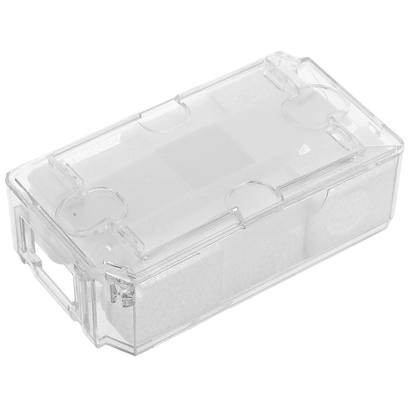 Watch Display Box for Storage 4Pcs Transparent Sturdy Watch Containers