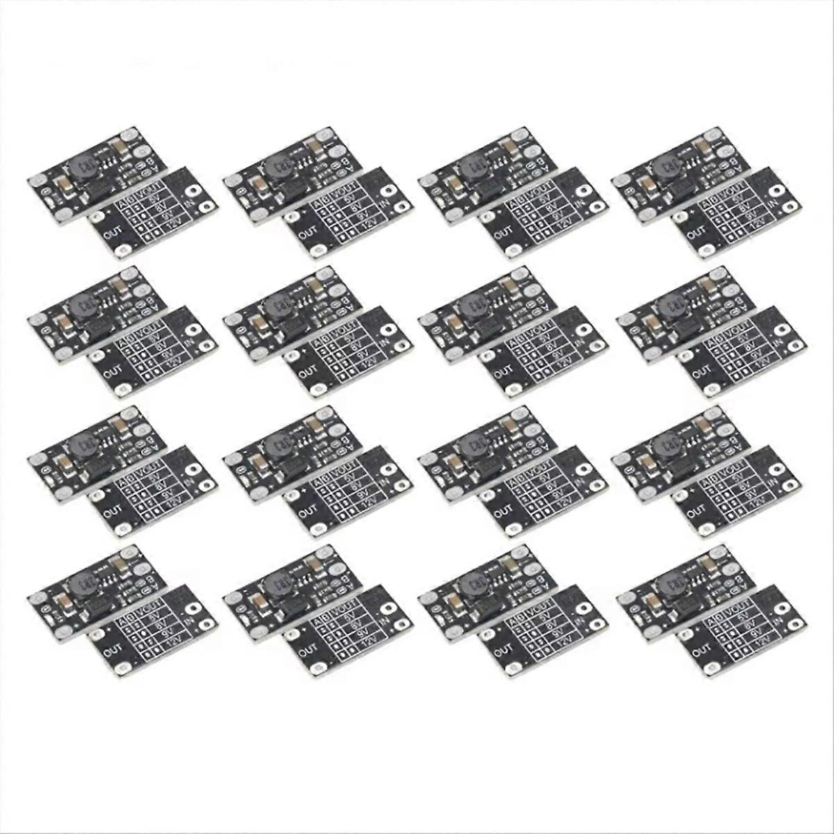 20pcs 3.7V to 12V Mini DC Boost Converter Board Output 5V/8V/9V/12V DC Step Up Module Lith-Battery B