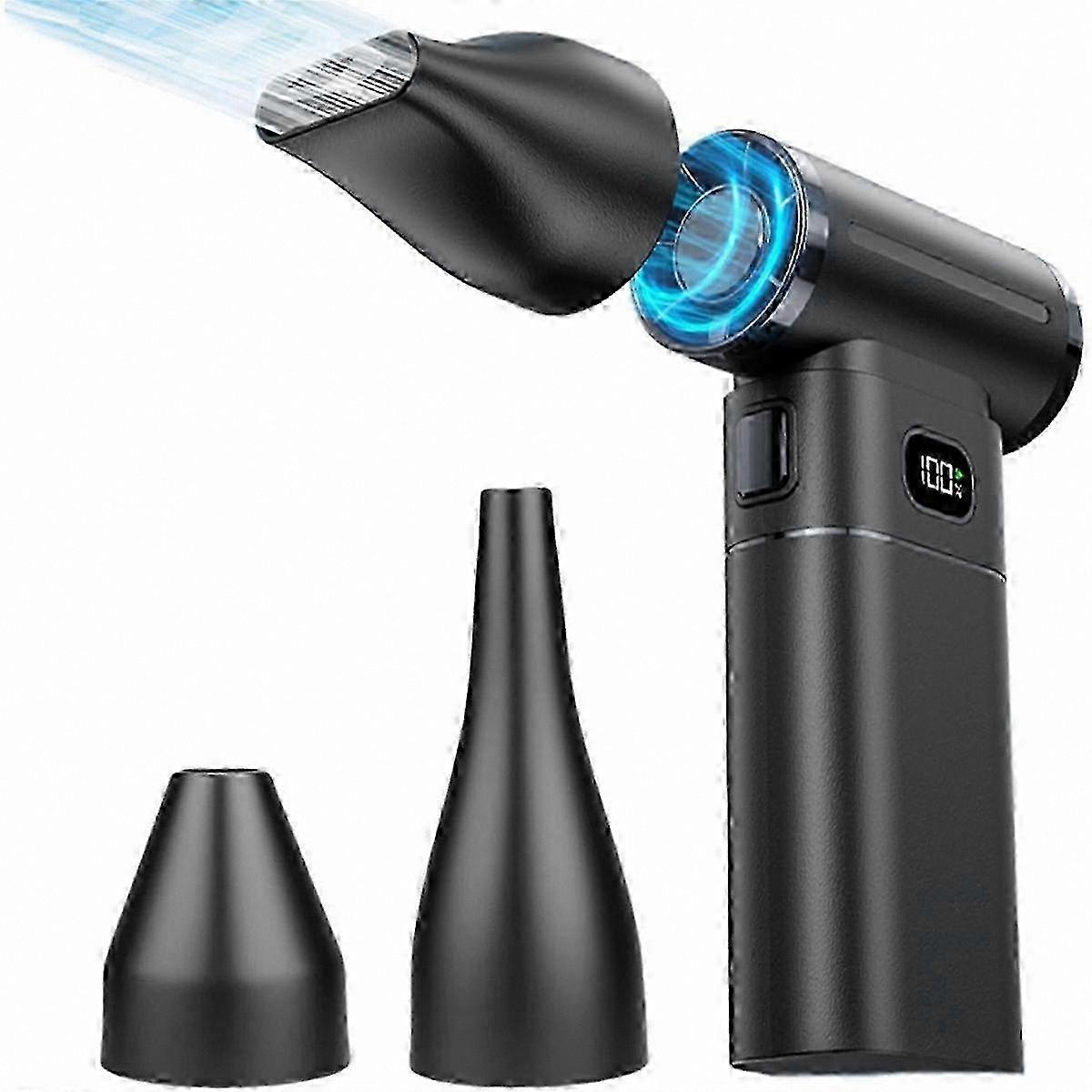 Portable Hair Dryer with Rechargeable Battery and Smart Temp Control for Travel