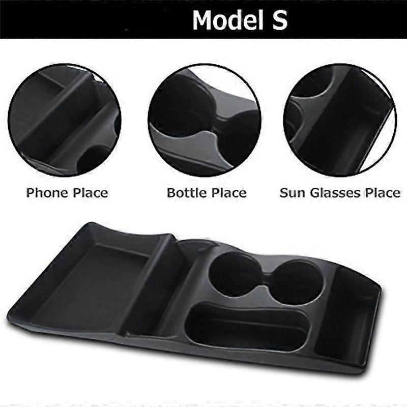 Car Storage Box Console Center Insert Box for Model S 2012-2017