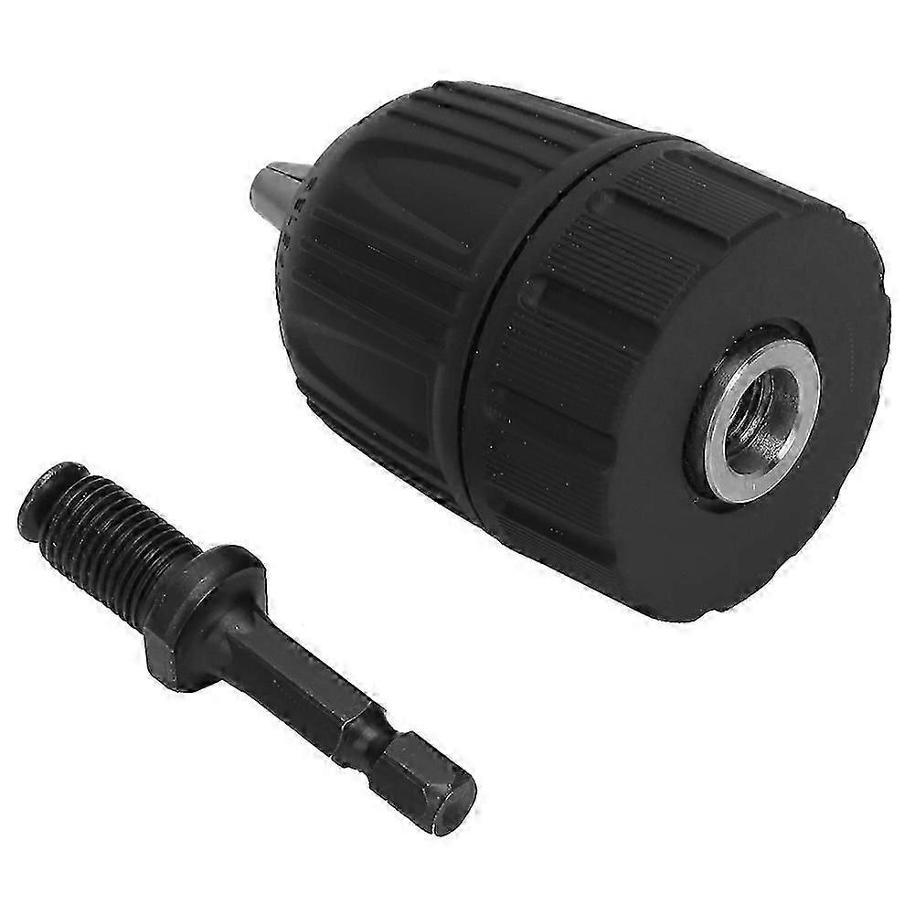 Plastic Drill Chuck 0.8-10mm with 1/4 Hex Head and 3/8 Thread Extension Rod