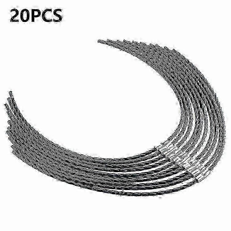 20Pcs F016800431 Trimmer Line Compatible For Bosch AFS 23-37 Strimmer Mowing Accessory Nylon Cord with Buckle
