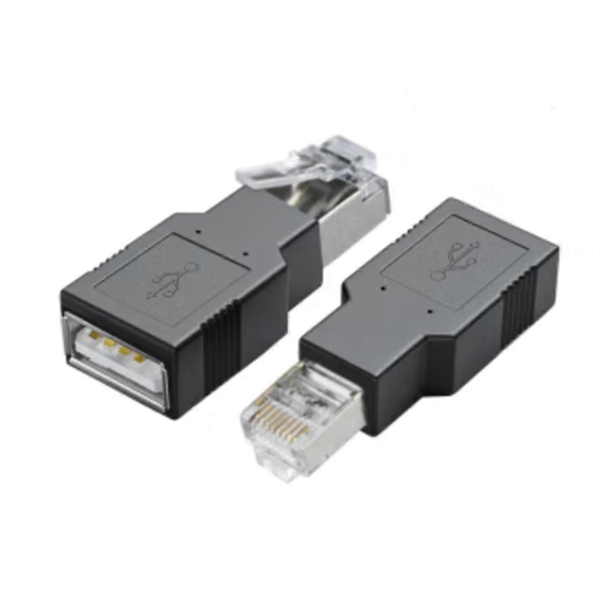 2Pcs USB to RJ45 Ethernet Adapter for Routers Computer Use Networking Dongle 100Mbps