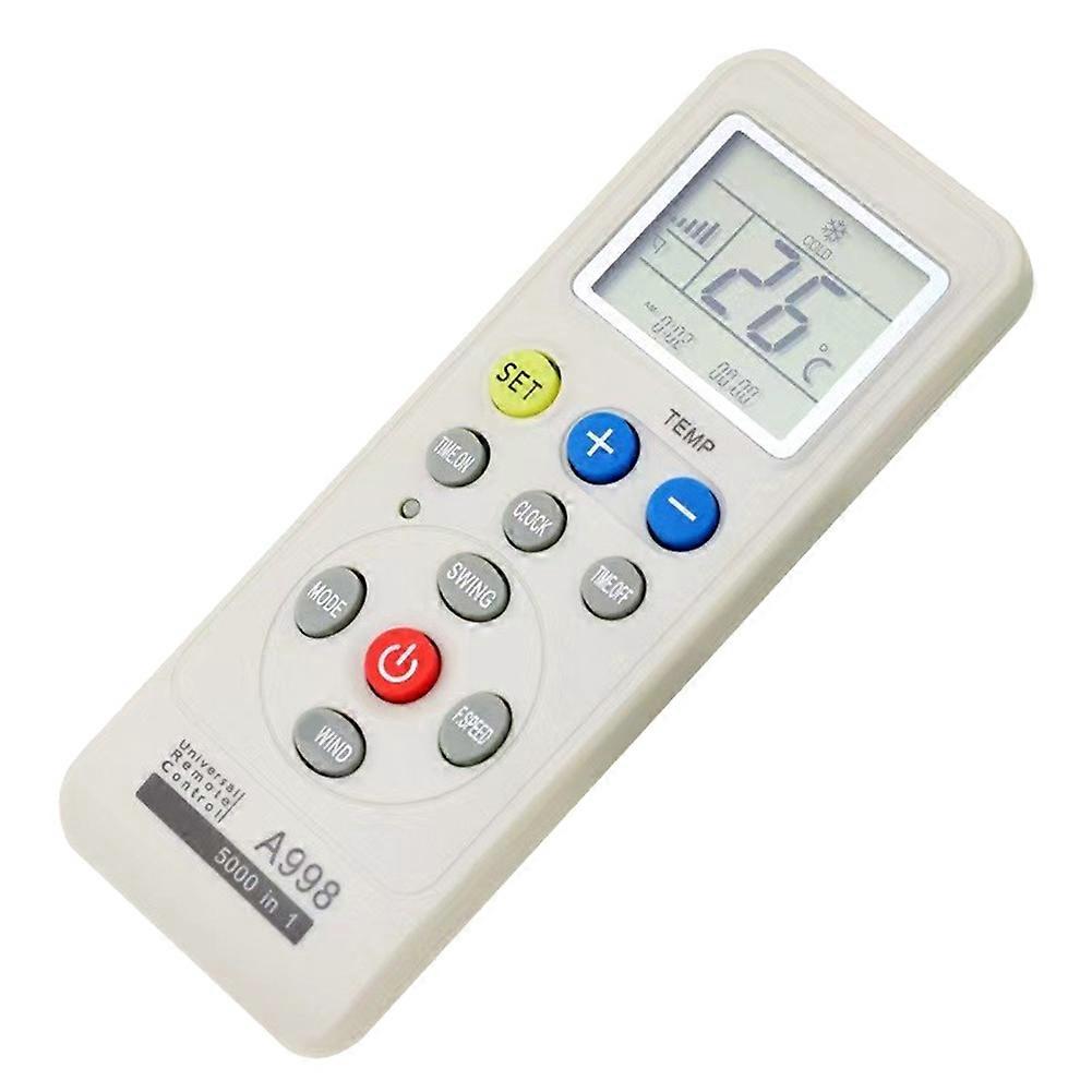 Universal Air Conditioner Remote Control AC LCD Remote Control 5000 in 1 Low Power Consumption Remote Control Controller