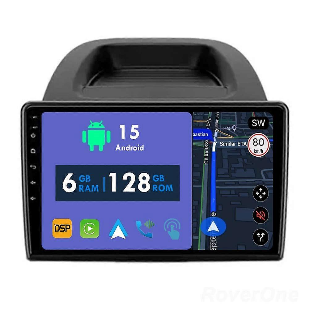 Car Radio 6G+128G CarPlay GPS Navigation Head Unit for Ford EcoSport Eco Sport 2017 - 2023 Android Auto Bluetooth Stereo Touch Screen