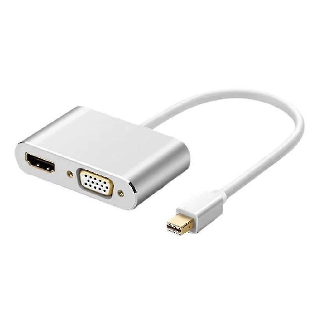 DP to -Compatible 4K VGA HD Adapter DP Two-in-One Multi-Function Docking Station Converter