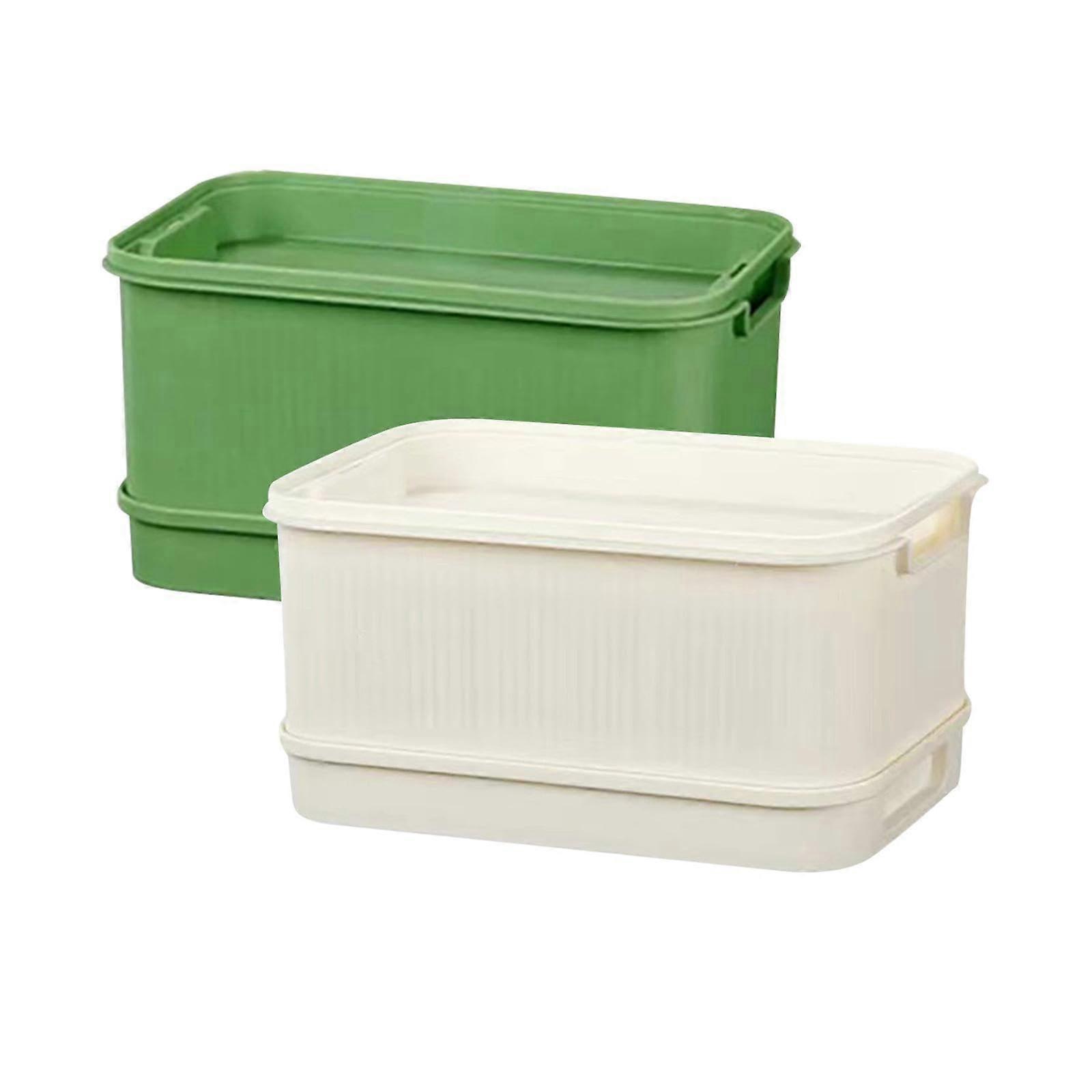 Sprouts Tray 2Piece Large Capacity Sprouting Container For Garden Home Office