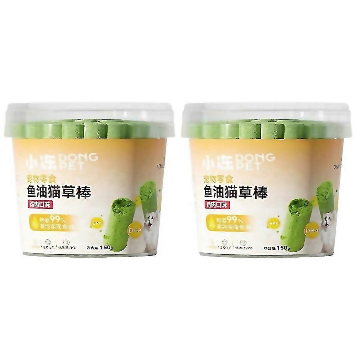 For 13x 30pcsbox New Cat Grass Teething Stick Cat Grass Teething Sticks For Indoor Crafted With Atte