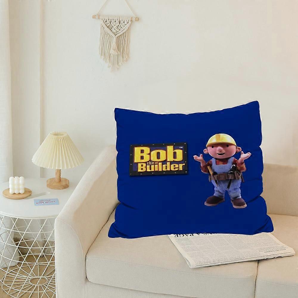 c498 Fronha Fronha Bob the Builder Fronhas Almofadas de Cama para Decoração de Sofá Decorativo Quarto Hyunjin weq498