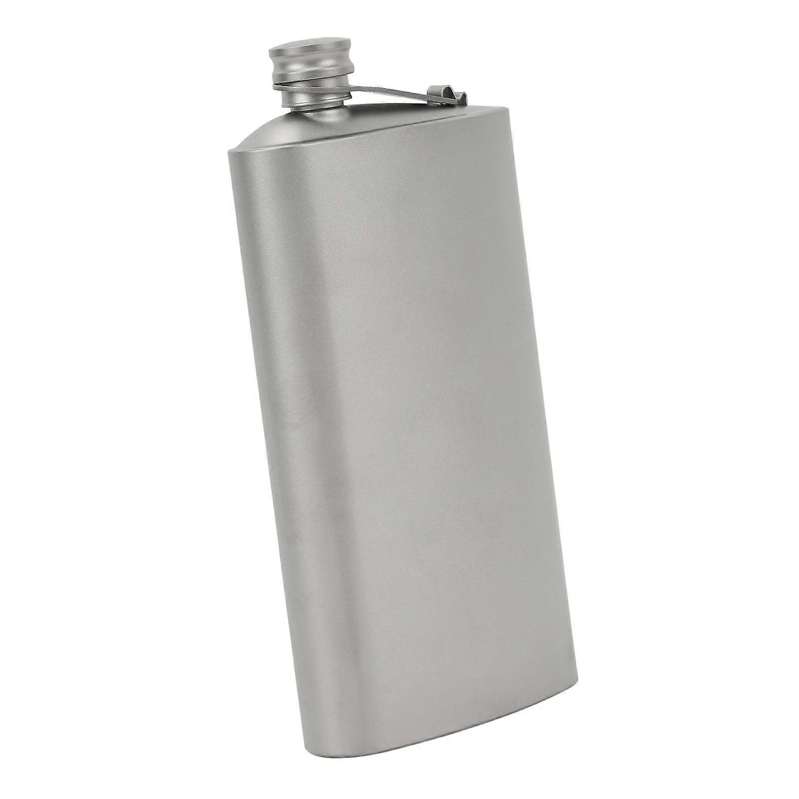 Liquor Flask with Leak Proof Loss Proof Lid Portable Ti Safe Drinking Flask for Whiskey 250ml 