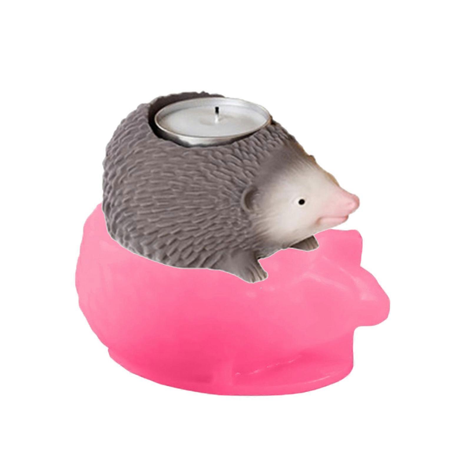 Silikonform in Igelform, 3D-Tier-Backform, Gießform, Kerzenform, Geleeform, Seifenform, Bastelbedarf, mehrfarbig