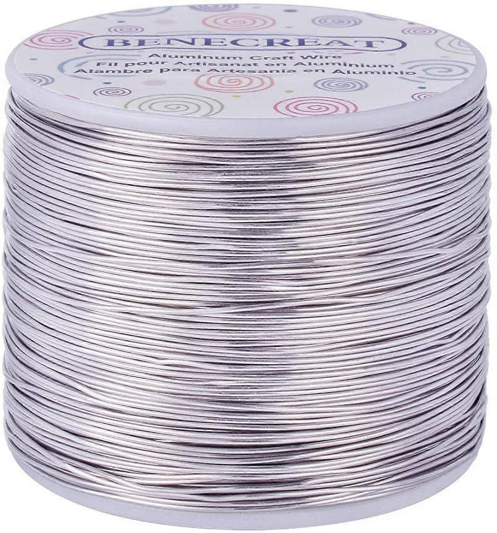 20 Gauge 770FT Tarnish Resistant Aluminum Jewelry Wire, Soft & Bendable for Beading, Craft, Model Frame - Primary Colors DIY, Compatible with
