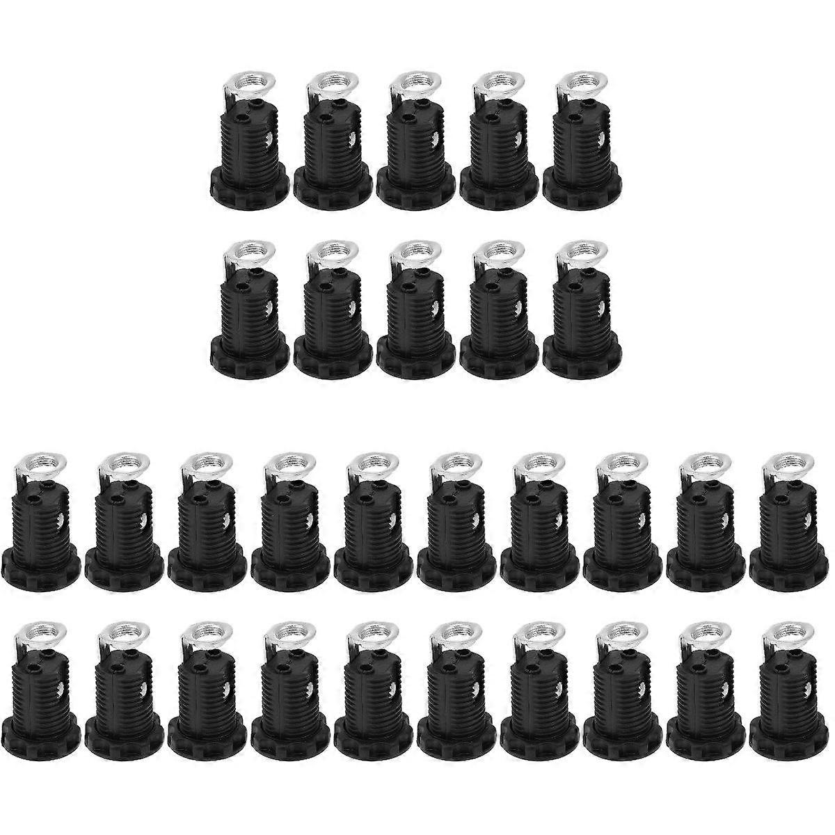 30 pcs  E12 Plug-in Screw Light Socket Light Bulbs Holder Pendant Lamp Holder