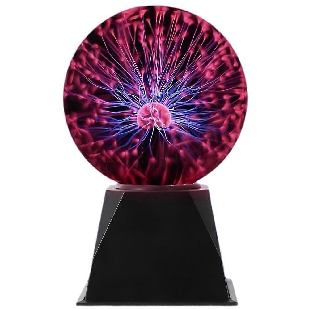 6 Inch Colorful Plasma Ball Lava Lamp Touch And Sound Sensitive Plasma Ball Science Toy For Kids Home Decor Lamp