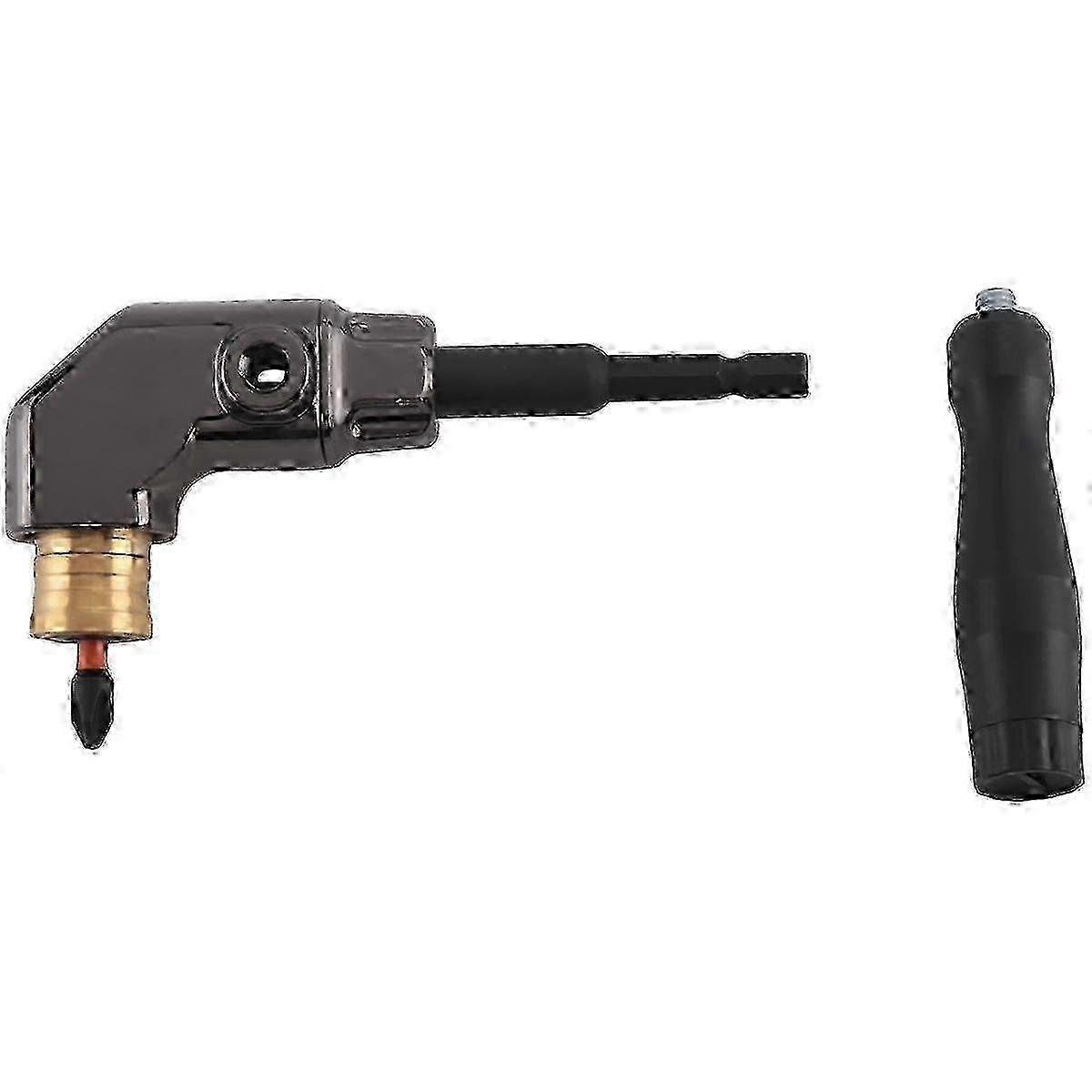 Self-Locking 90 Degree Right Angle Screwdriver Holder Drive Bit Angle Extension Electric Screw Driver Angle Driver A