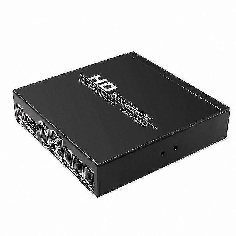 HD Video Converter Adapter SCART to HDMI for Full 1080P Display Support