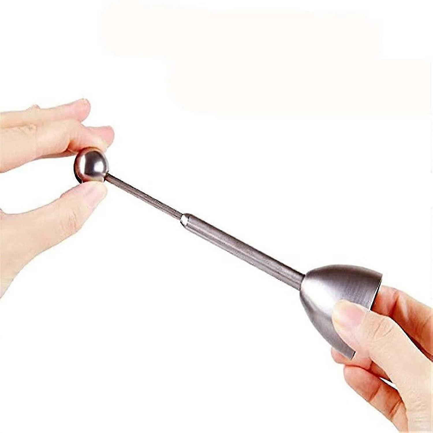 2 stykker eggkutter for hardkokt, eggkutterkutter, eggkrakker og egg