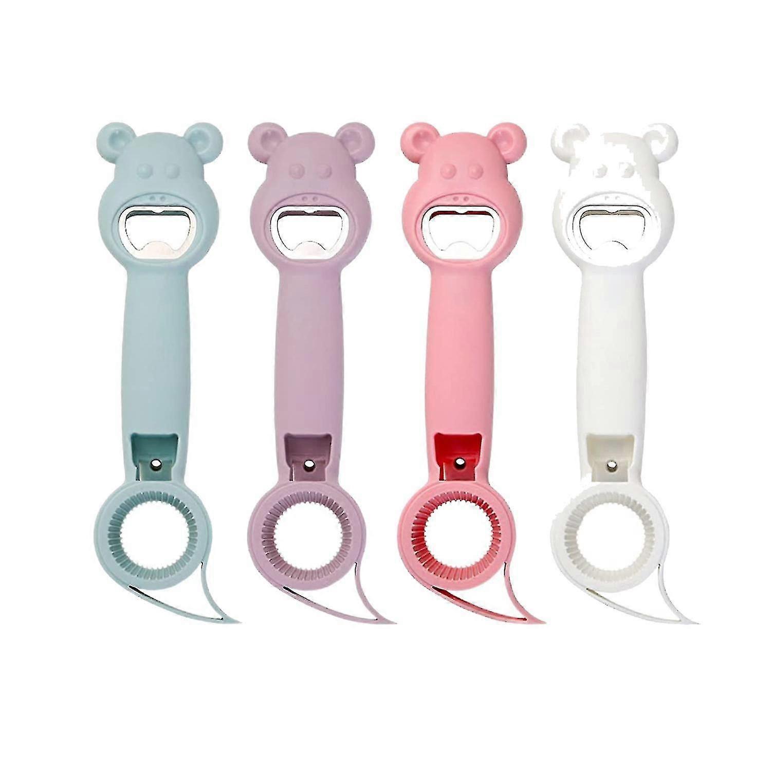 4-In-1 Bottle Opener, 4-Piece Multi-Function Can Beer Bottle Opener (4 Pieces)