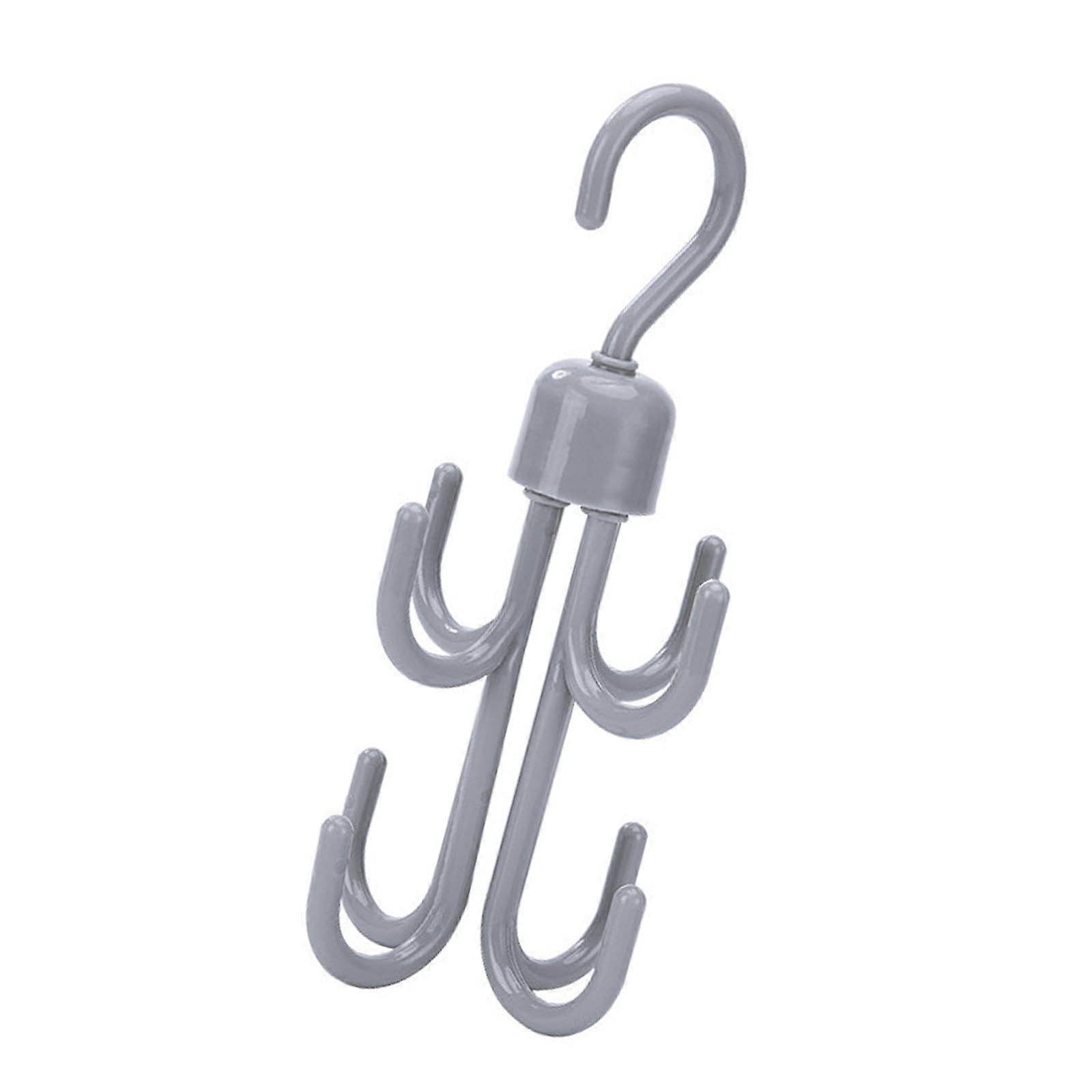 Rotating Caps Storage Hook Baseball Cap Organizer NoFall Design Grey Closet Hat Hanger SpaceSaving