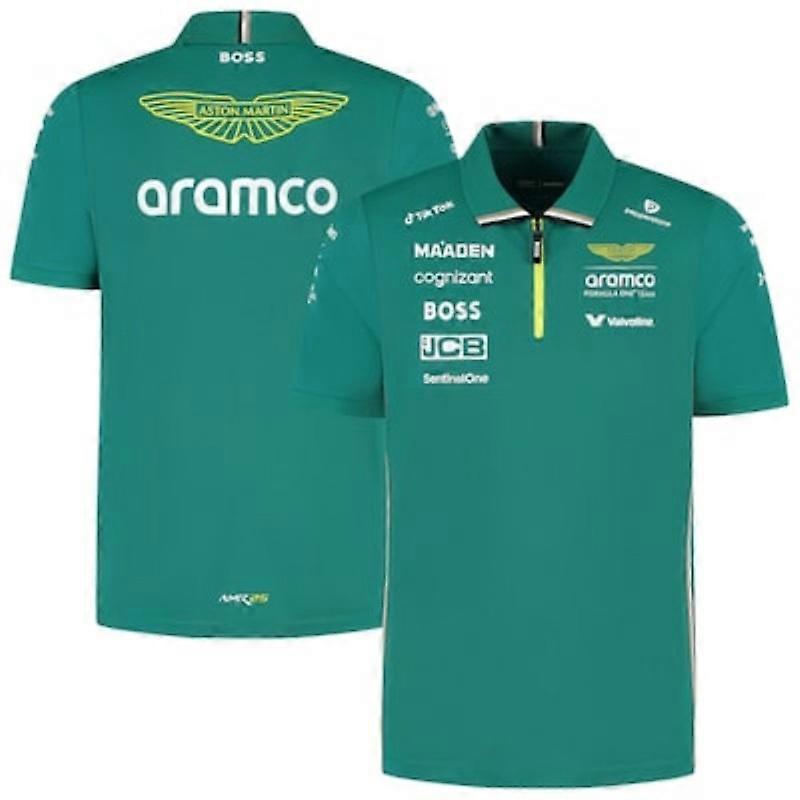 2025 New Arrival F1 Team Jersey T-shirt, Racing Cycling Jersey, Short-Sleeve Polo Shirt, Men's Quick-Drying Summer Workwear/Car Apparel