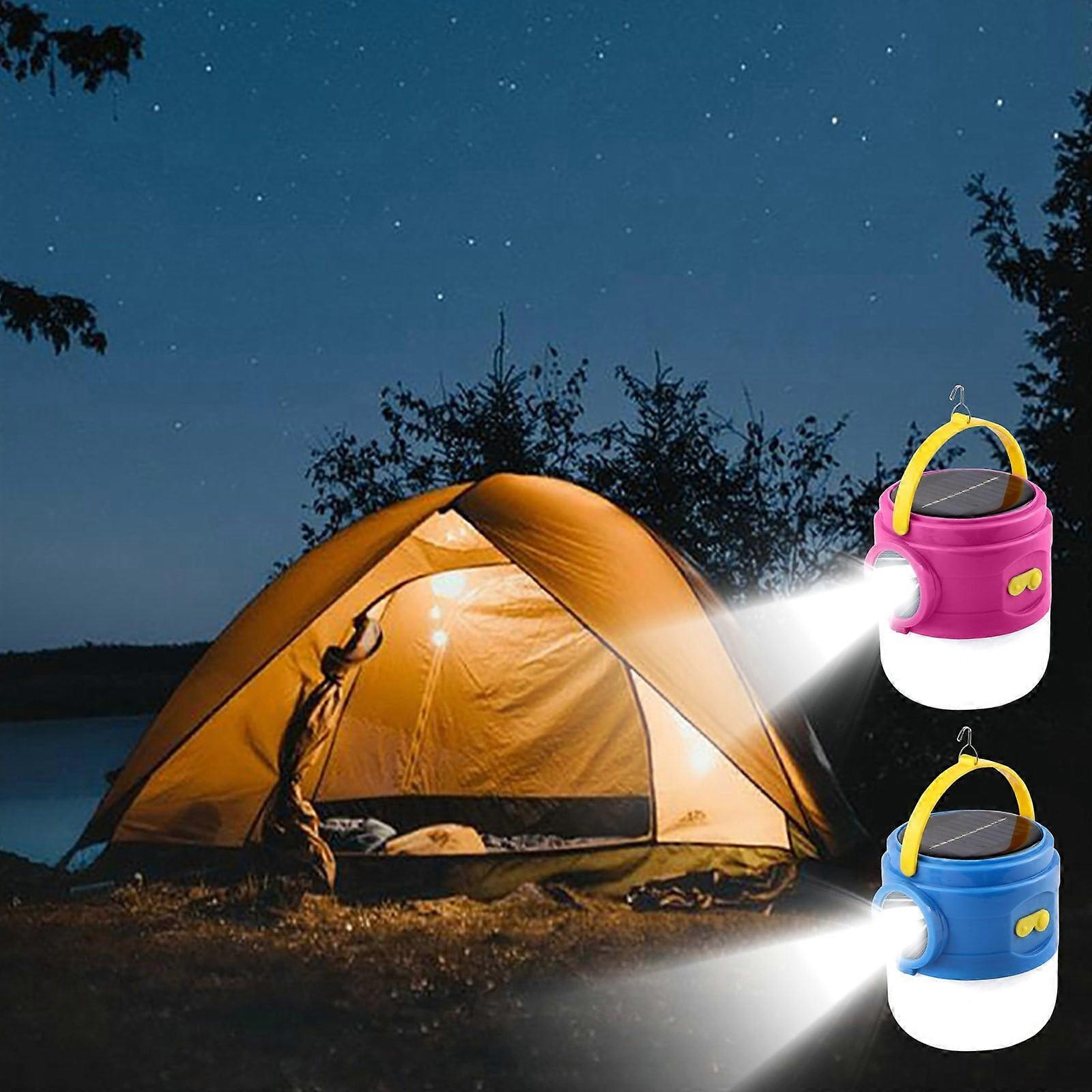 Jacenvly Portable Handheld Camping Light, Rechargeable Energy-Saving Lamp with Bulb Design, Outdoor & Indoor Use – Great Father's Day Gift,