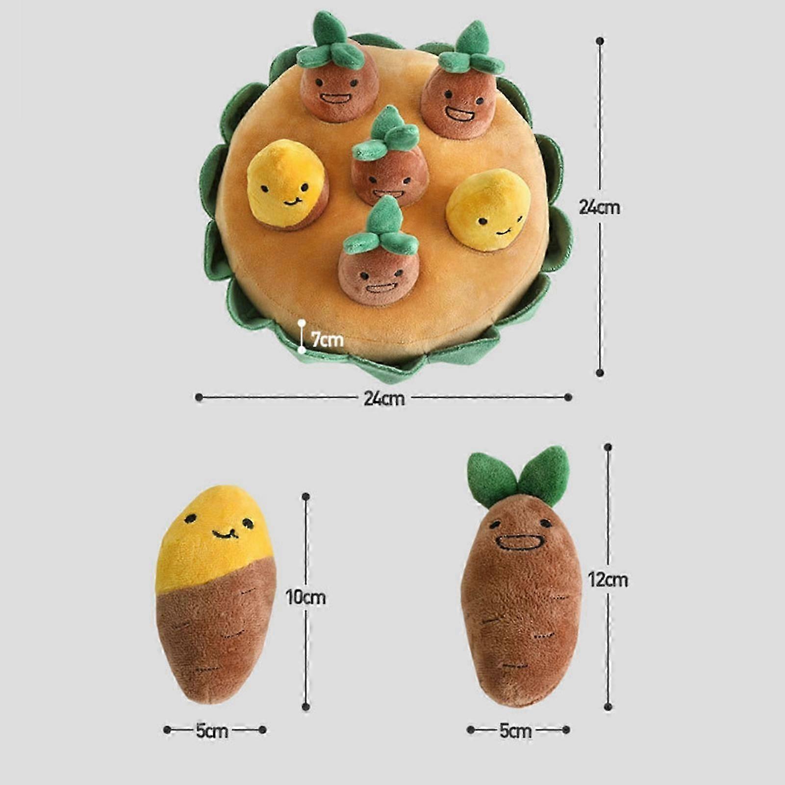 Plush Dog Puzzle Toy Slow Feeder Snuffle Treat for Puppies