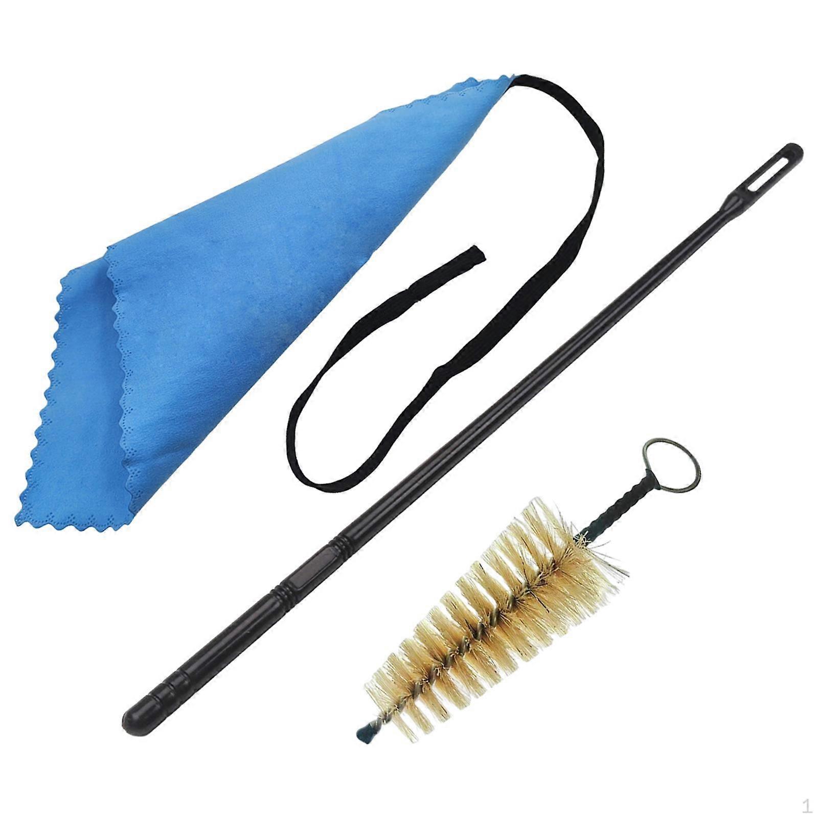 סט תחזוקה לחליל קלרינט 3 פריטים כולל מוט ומברשת לסקסופון