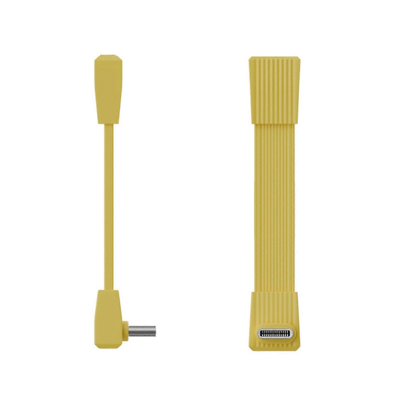 240W USB C Flexible Charging Line TPE Reinforced Durability Space Efficient Flat Cord for Smartphones and Laptops  Yellow